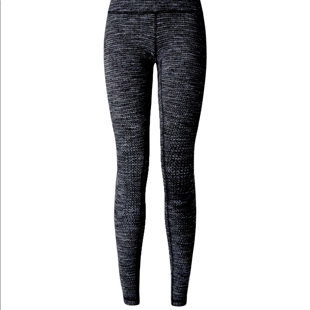 Lululemon dark grey textured leggings